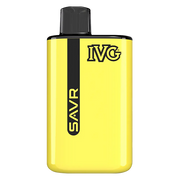 IVG SAVR Prefilled Pod Kit in Banana Ice flavor – sleek vape device with up to 10,000 puffs.